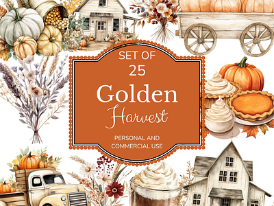 Golden Harvest graphic design