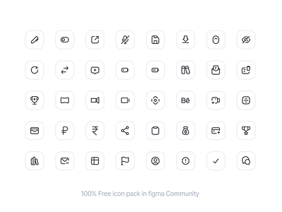 Craft Icons - Free Icon Pack figma free icon icons minimal mobile pack stroke ui ux