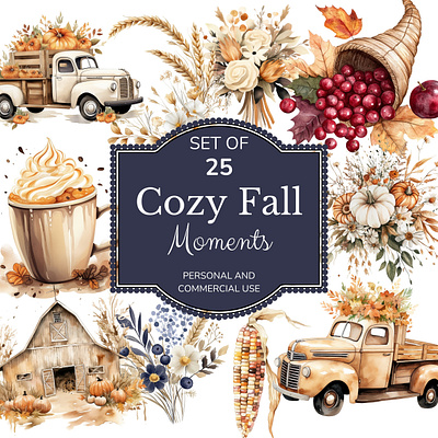 Cozy Fall Moments graphic design