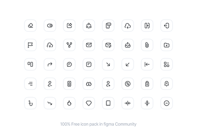 Craft Icons - Free Icon Pack icon minimal mobile modern pack stroke ui ux