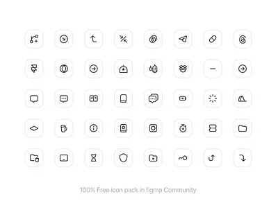 Craft Icons - Free Icon Pac asset design icon minimal mobile modern pack ui ux