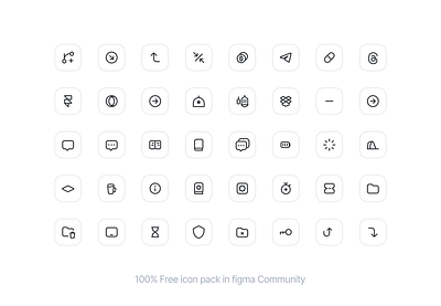 Craft Icons - Free Icon Pac asset design icon minimal mobile modern pack ui ux