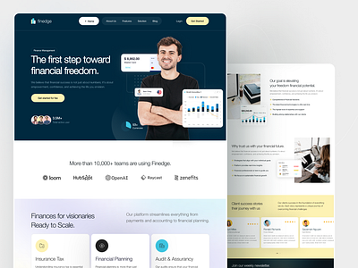 Finance Servicing Landing Page design conversion focused design finance web design inspiration finance website design financial dashboard financial services ui fintech uxui interactive tools investment platform design landing page design loan calculator design modern finance ui professional website responsive design trustworthy ux ui user centric design