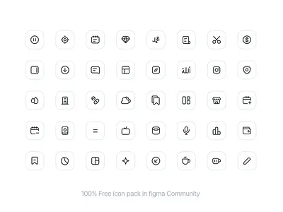 Craft Icons - Free Icon Pack asset design free icon icons minimal pack ux