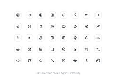 Craft Icons - Free Icon Pack app asset community figma free icon icons minimal mobile ui ux web