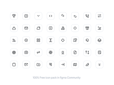 Craft Icons - Free Icon Pack asset community figma free icon icons minimal modern pack ui ux