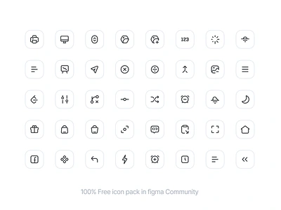 Craft Icons - Free Icon Pack asset community figma free icon icons minimal mobile modern pack ui ux web