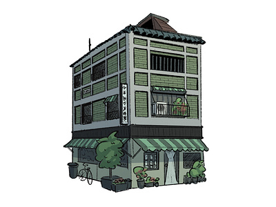 building study architecture building cartoon cartoon illustration cartooning character design design house illustration procreate