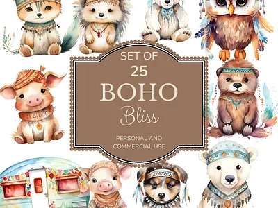 Boho Bliss graphic design