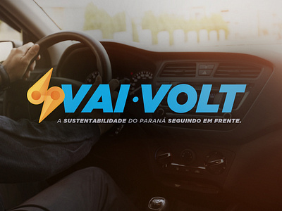 Vai-Volt (Logo) eletric logo logotype pin