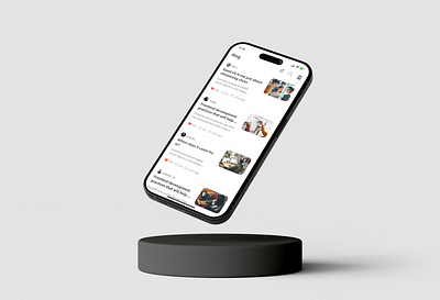 Blog Platform App Ui appui blog ui branding design graphic design mobileui motion graphics ui uiux