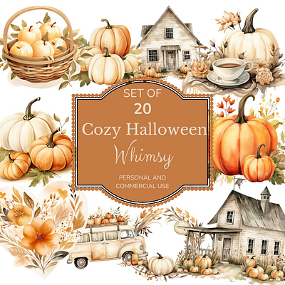 Cozy Halloween Whimsy graphic design