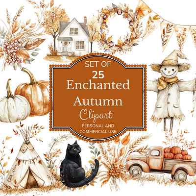 Enchanted Autumn graphic design