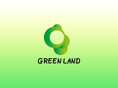 Green Land forest green logo