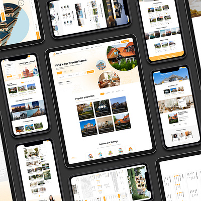 DreamHome - Real Estate WordPress Theme advanced search agent profiles customizable modern design property listings property management real estate real estate agents real estate blog real estate firm real estate website responsive design user friendly virtual tours wordpress theme