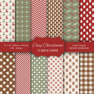 Cozy Christmas graphic design