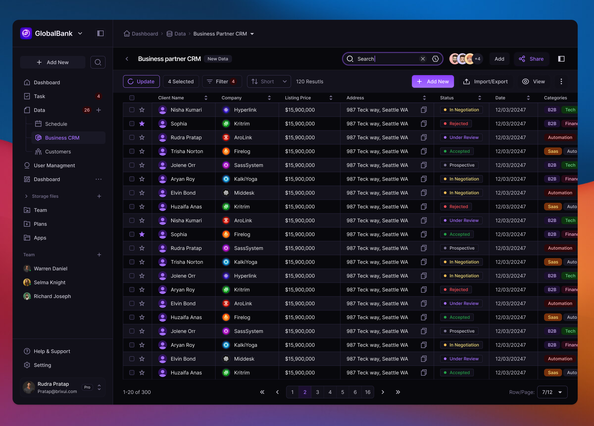 Complex Data Table Design with application dashboard design table tableui ui ux