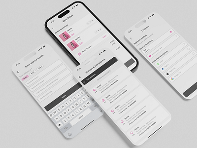 Manage Address - Fashion UI Design add address app design branding cart details chekout process clothing brand design fashion app manage address minimal design my cart ui ui design uiux design user experience