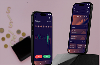 Trading App ai minimalistic trading app ui ui design ux