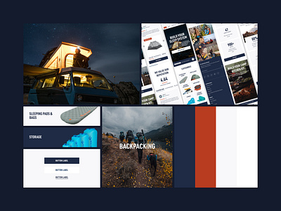 Redesigning the Mobile Experience ✦ Sea to Summit bento grid branding design design agency ecommerce mobile design outdoors shopify agency ui