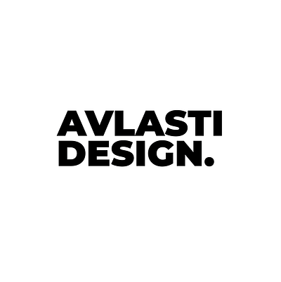 Logo Design "Avlasti Design" design graphic design logo