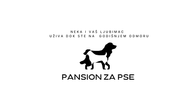 Pansion za Pse - Vizit Karte card dog graphic design logo visit card