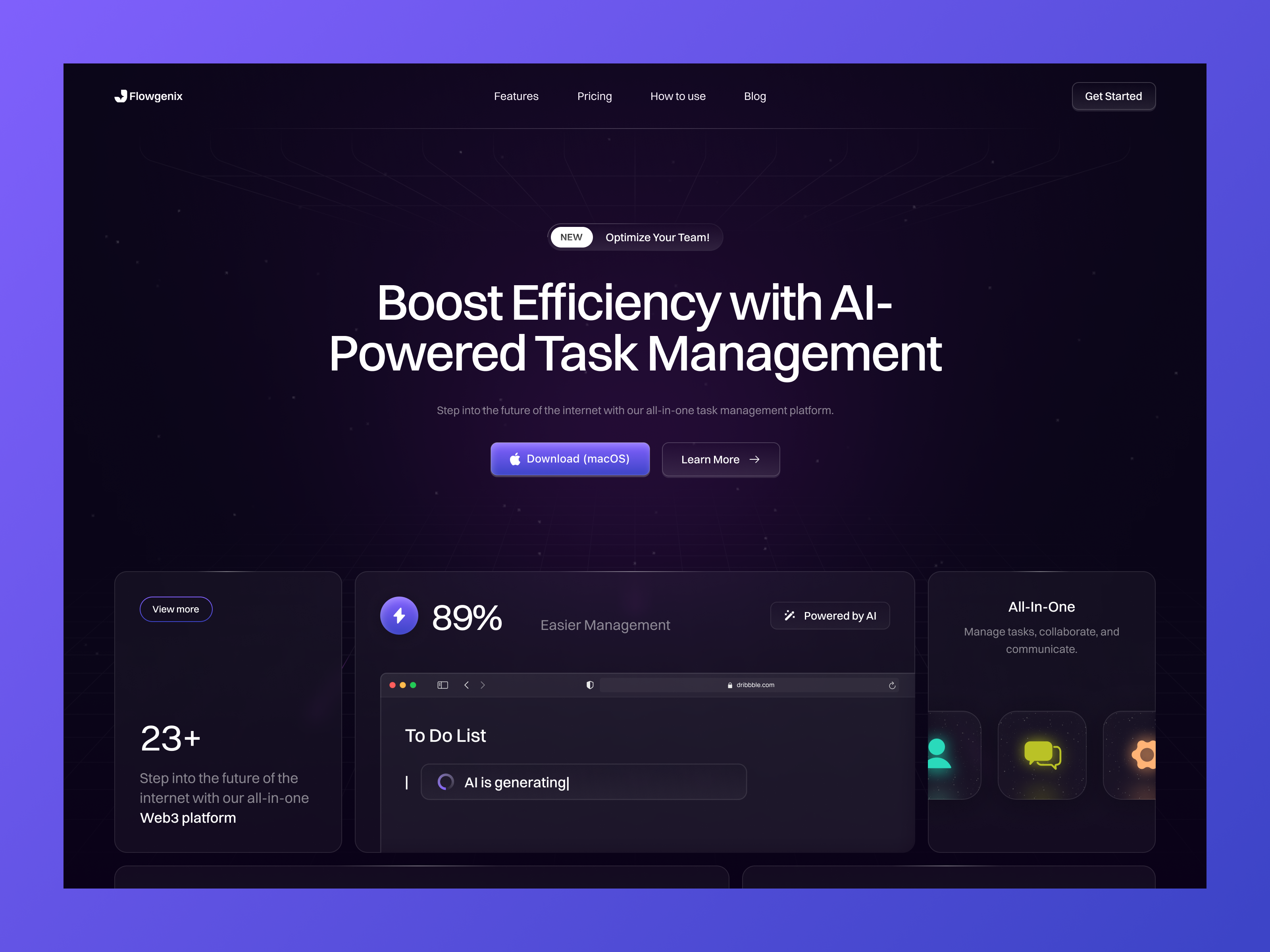 Example of Website Landing Page Design