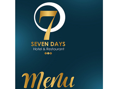 MENU FOR 7Days Hotel in Jordan adobe branding design graphic design illustration logo menu photoshop print resturant