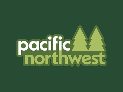 Pacific Northwest branding greatpnw green trees logo oregon outside pacific northwest pacific northwest logo pnw portland retro retro logo seattle trees washington