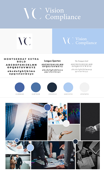 Vision Compliance Branding Card bissnis card branding graphic design logo