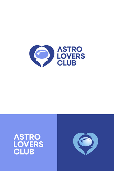 Astro Lovers Club astrology club cosmos deign graphic design logo rocket stars vector