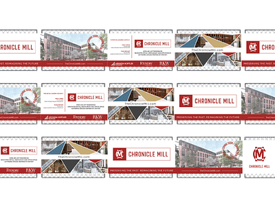 Chronicle Mill Logo & Fence Wrap