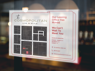 The Cosmopolitan Logo & Map