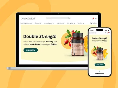 Pureclinica Website Redesign: Modern & User-Centered graphic design ui