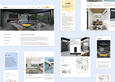 2024 Virtual concept home by Livabl product design responsive web ui uxui