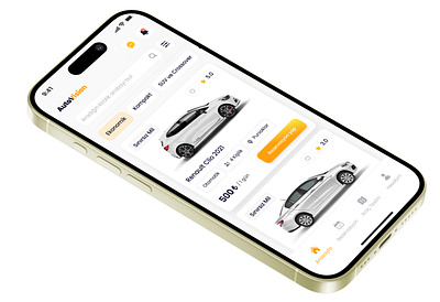 Auto Vision Renta Car Homepage Design animation app branding car design designsystem graphic design illustration logo mockup rentacar ui ux vector