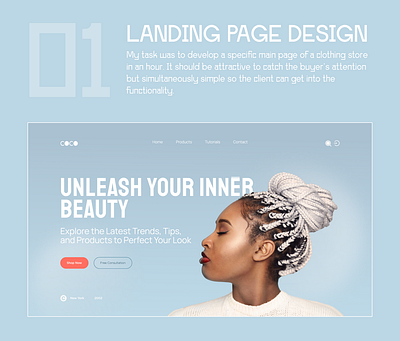 Make Up Landing Page beaty branding design graphic design illustration landing page logo make up photo typography ui ux vector web design