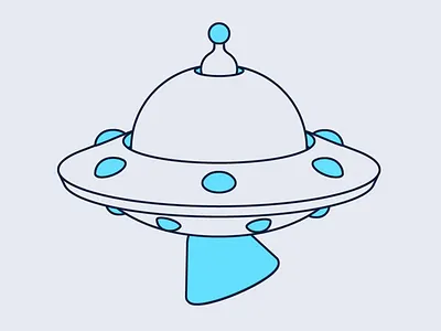 3D UFO Icon 3d 3d design flat icon icon design project neo space ufo