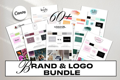 Brand and Logo Bundle beauty logo boho logo design boutique logo business branding business logo custom logo custom logo design modern logo photography logo premade logo premade logo design