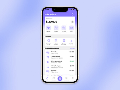 Wallet design ui ux