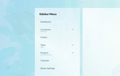 UI Experiment: Sidebar navigation with child indicators coding css design ui ux