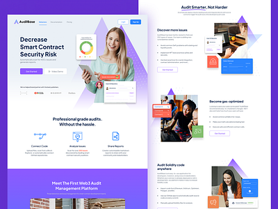 Landing Page Design On Webflow Auditbase Company auditbase landing page branding cusom artwork custom artwork custom layout dashboard design design graphic design homepage design illustration infographic landing page layout design lead generation landing page logo motion graphics saas ui ux web design