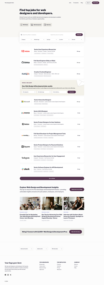 Job board theme design branding filter filter design interface job board job filter job search job site job theme jobboard jobs minimal mockup responsive theme ui ux ux design web design web development