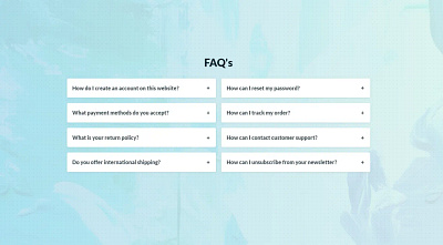 UI Experiment: FAQ using a grid layout coding css ui ux