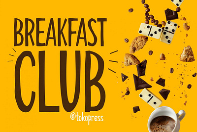 Breakfast Club – Cute Kids Font cute font kids font modern font