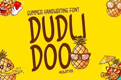 Dudlidoo – Kids Font handwriting font kids font modern font