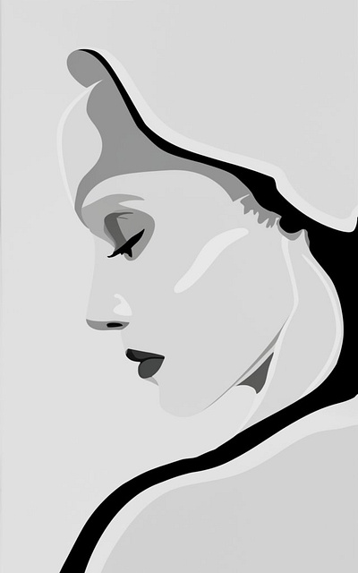 A Timeless Woman’s Portrait animation design graphic design illustration vector