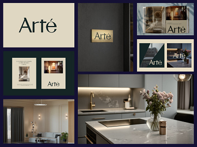 ARTE - Luxury Brand Identity band branding clean decor furniture graphic design home identity interior interior logo logo luxury luxury design minimal modern real estate visual wordmark logo