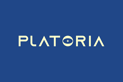 Platoria Logo design edtech edutech graphic design logo