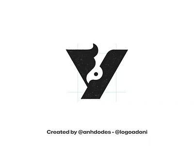 letter Y bird ready-made logo for sale 3d anhdodes animation branding design graphic design illustration logo logo design logo designer logodesign minimalist logo minimalist logo design motion graphics ui